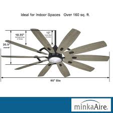 Minka Aire Barn 65 In Integrated Led