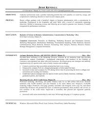 marketing experience resume   thevictorianparlor co