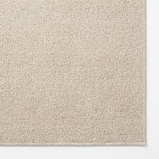 linen cotton loop pile rug ecru 200