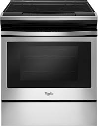 Shop from the world's largest selection and best deals for smooth top electric hobs. Whirlpool 4 8 Cu Ft Self Cleaning Slide In Electric Range Stainless Steel Wee510s0fs Best Buy