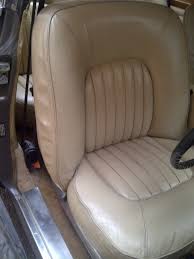 Damaged And Creased Leather Car Seats