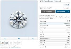 ing a half carat diamond ring