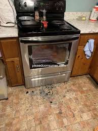 oven glass exploded without cause and