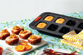 orange glazed semolina cakes with