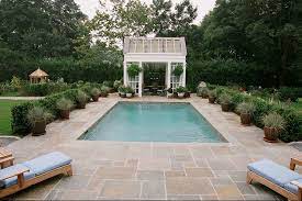 swimming pool materials landscaping