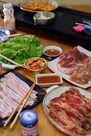I cut mine in half separating the leaner half from the fattier half. Samgyupsal How To Cook It At Home Modernfilipina Ph