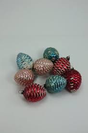 Mercury Glass Pine Cone Ornaments