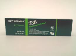 Details About Dow Corning 736 Heat Resistant Silicone Sealant Red 90ml Tube Rtv736 3oz