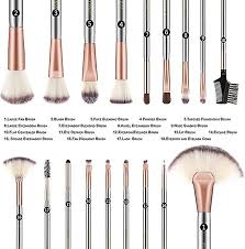 18pcs makeup brushes cosmetic brush set