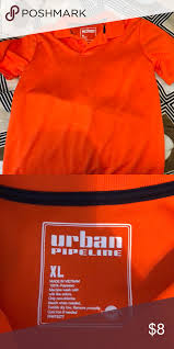 Boys Urban Pipeline Orange Polo Shirt Size Xl Boys Urban