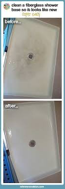 cleaning s fiberglass shower