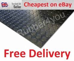 3mm coin penny studded rubber flooring