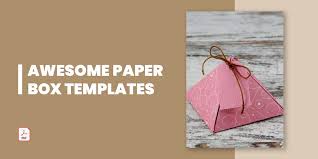 12 awesome paper box templates