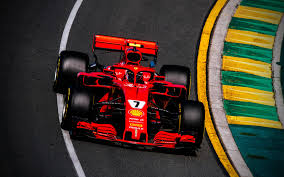 ferrari f1 2018 and curbs wallpaper