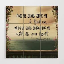 Heart Kjv Verse Wood Wall Art