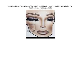 Read Makeup Face Charts The Blank Workbook Paper Practice