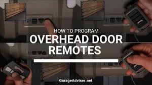 overhead door remote programming step