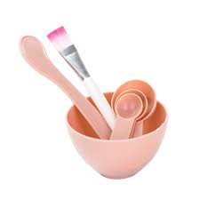 4pcs brush bowl spoon set brush