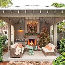 23 Outdoor Fireplace Ideas For A