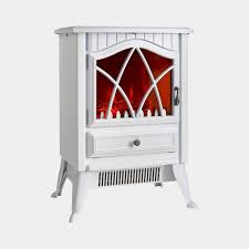 White Electric Stove Fire And Heater