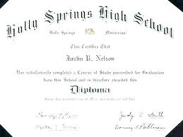 High School Diploma Template Free Unique Fake Degree Masters