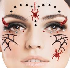gezicht stickers halloween spinnen kopen