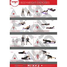 origin bodyweight exercise poster