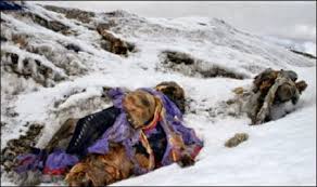 Mountaineers and trekkers usually meet their end on everest, the world's tallest peak, by falling in an abyss or suffocating and dying due to lack of oxygen. Bodies Left On Everest Album On Imgur
