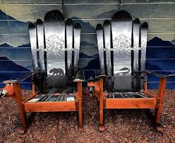 Silver Mountain Mural Chairs Bear