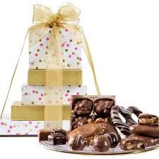 chocolate gift tower gift baskets