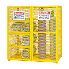 combo gas cylinder cabinet capacity of