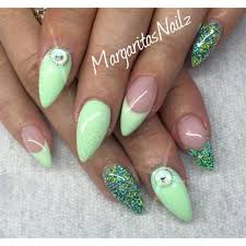 & lime design with gradient yellow & green glitter nail art tutorial. Pastel Green Green Nails Nails Nail Designs