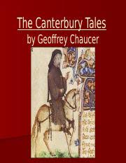 canterbury tales by geoffrey chaucer
