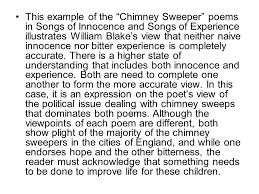 The Chimney Sweeper Essay Free Chimney Sweeper Essays And Papers