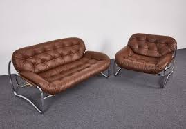 vintage ikea leather lounge sofa