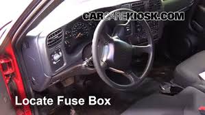 1994 chevy blazer s10 fuse box panel diagram. Interior Fuse Box Location 1994 2004 Chevrolet S10 2003 Chevrolet S10 2 2l 4 Cyl Standard Cab Pickup 2 Door