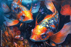 Koi Carps Fish Wallpaper