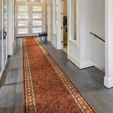 cheops terracotta hallway carpet