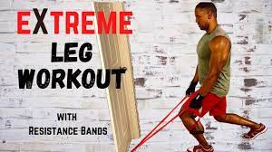 extreme leg workout with resistance