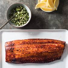 The fish absorbs flavor quite well and many flavors taste great with it. Roasted Salmon For A Crowd
