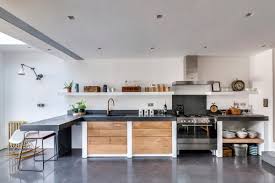 kitchens with concrete countertops
