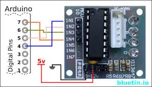 28byj 48 stepper motor with driver code