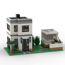 Lass lego und spielkonsole zu hause: Pdf Anleitung Instruction Moc Kleines Stadthaus Modular Aus Lego Steinen Ebay