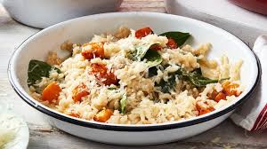 Return to the bottom of the oven for a final 15 minutes, or until the pastry is golden and the egg is just cooked through. Roast Pumpkin And Spinach Risotto Recipe Youtube