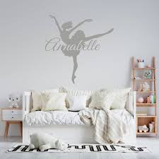 Personalized Ballerina Decal Little