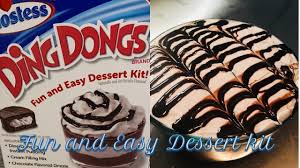 Between mini muffins, oatmeal creme pies with and hostess marshmallow filled cupcakes, the snack aisle. Hostess Dessert Kit No Bake Ding Dongs Pie Youtube