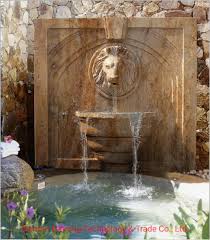 Granite Wall Fountain For Outdoor