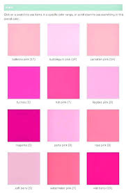 Shades Of Pink Paint Coloured Matte Liquid Colours Bq