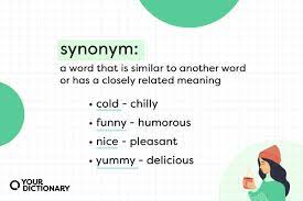 exles of synonyms from a z plus