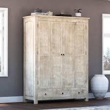 Scandinavian solid pine wood wardrobe cabinet storage, armoire closet with hairpin legs siyoi 4.5 out of 5 stars (38) $ 709.99. Mission Solid Mango Wood Large White Clothing Armoire Wardrobe